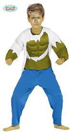 Vestito Hulk Supereroe Mostro Alieno 3-4 Anni