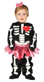 Costume baby scheletro