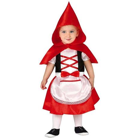 Costume cappuccetto rosso per bambina. 6-12 mesi