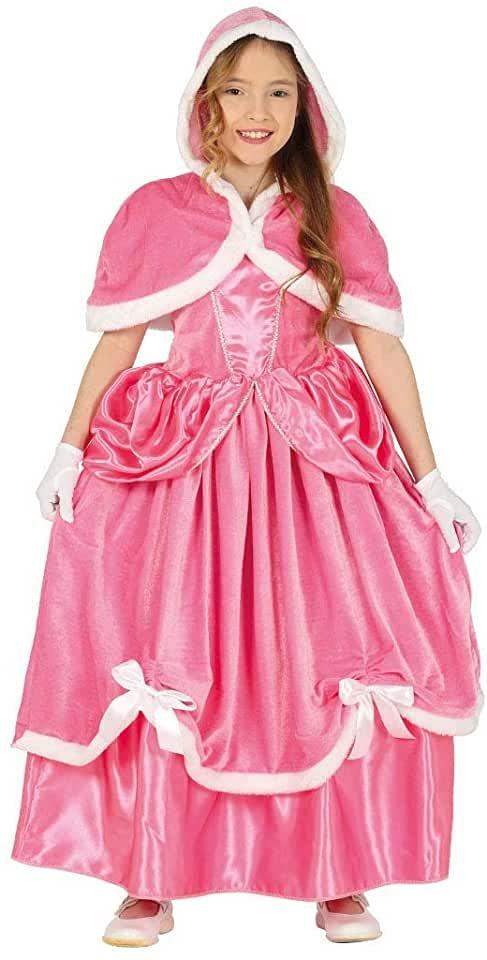 Costume principessa inverno rosa. Da 5 anni