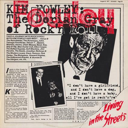 Living in the Streets - Vinile LP di Kim Fowley