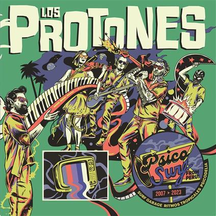 Psico Surf (Splatter Vinyl) - Vinile LP di Los Protones