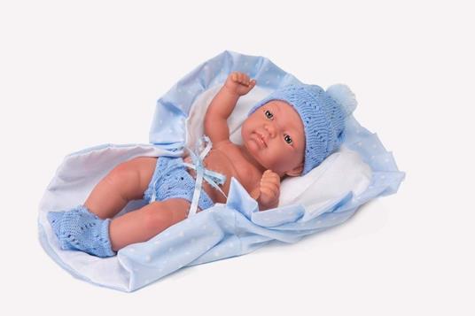 Niño Con Nana Azul 25 Cm C Ind. - 3