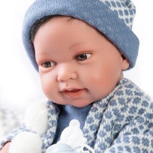 Bambola Pipo neonato con pompon e cuscino in cotone – 50035 - 2