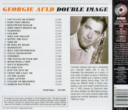 Double Image - CD Audio di Georgie Auld - 2