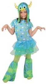 Vestito Monstruita Azul 7-9 Anni