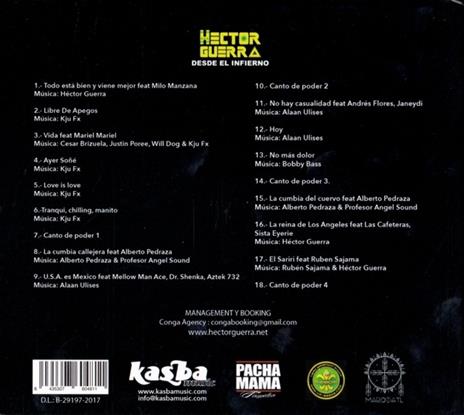 Desde El Infierno - CD Audio di Hector Guerra - 2