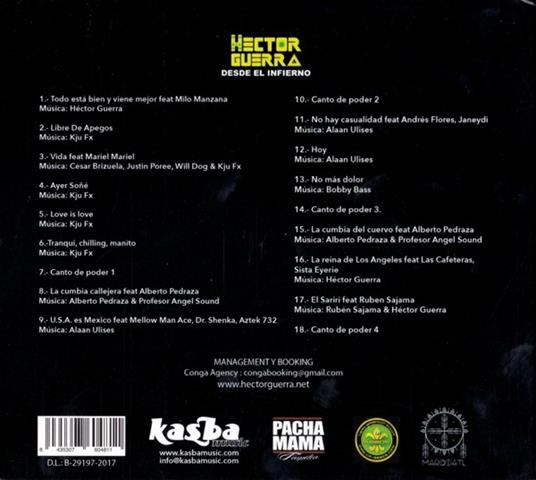 Desde El Infierno - CD Audio di Hector Guerra - 2