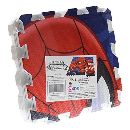 Kids Licensing – Un Tappetino in Schiuma Spiderman in Formato Puzzle, mv92392 - 3