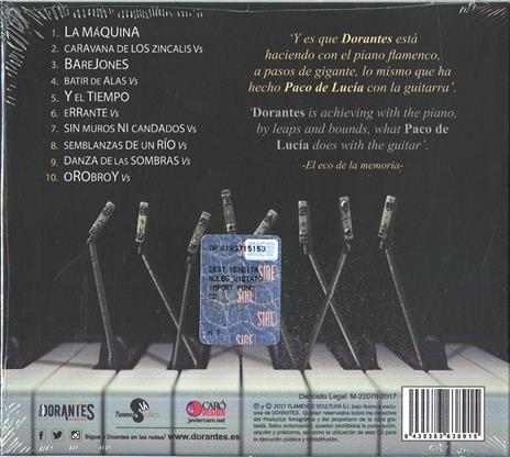 El tiempo por testigo - CD Audio di Dorantes - 2