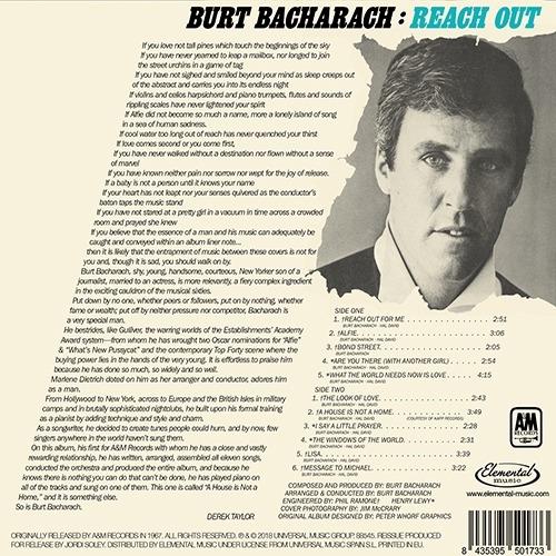 Reach Out (Remastered Limited Edition) - CD Audio di Burt Bacharach - 2