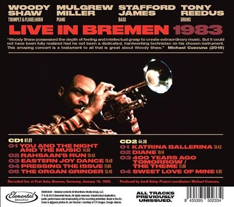 Live in Bremen 1983 - Vinile LP di Woody Shaw - 2
