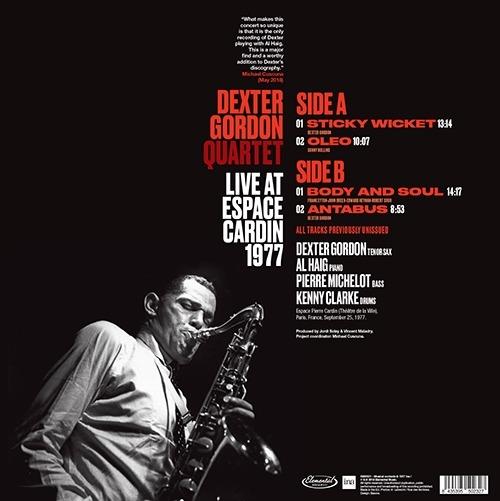 Espace Cardin 1977 - Vinile LP di Dexter Gordon - 2