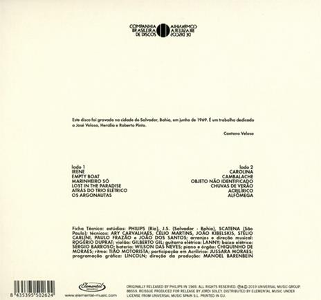 Caetano Veloso (50th Anniversary Edition) - CD Audio di Caetano Veloso - 2