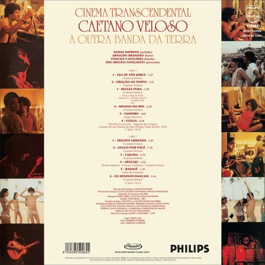 Cinema Transcendental - Vinile LP di Caetano Veloso - 2