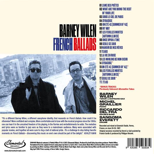 French Ballads - CD Audio di Barney Wilen - 2