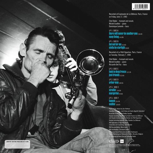 Live In Paris The Radio France Recordings - CD Audio di Chet Baker - 2