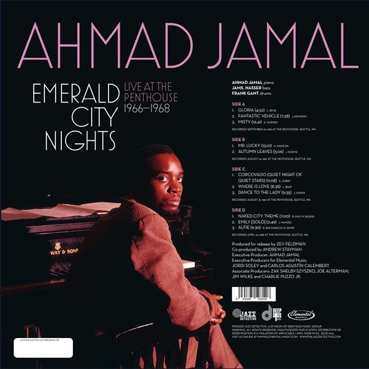 Emerald City Nights - Live At The Penthouse - Vinile LP di Ahmad Jamal - 2