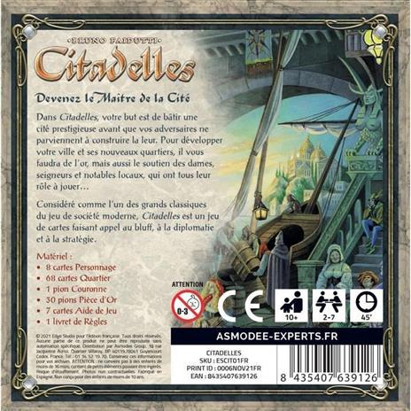 Cittadelle: Classico - Asmodee - 2