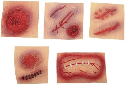 Accessori per travestimenti My Other Me Scars Model 1 Gomma (5 uds)