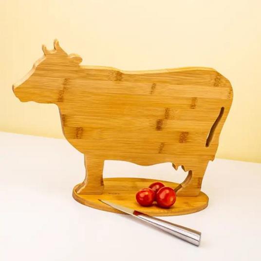 Tagliere In Legno A Forma Di Mucca - Cutting Table Cow Accessori Cucina
