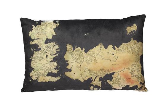 Cuscino Game Of Thrones. Westeros Map