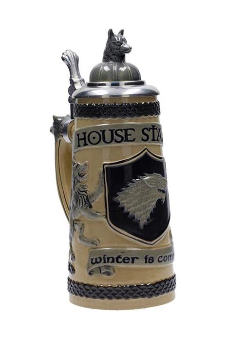 Game Of Thrones - Stark Bavarian Beer Stein Boccale Per Birra In Ceramica - 3