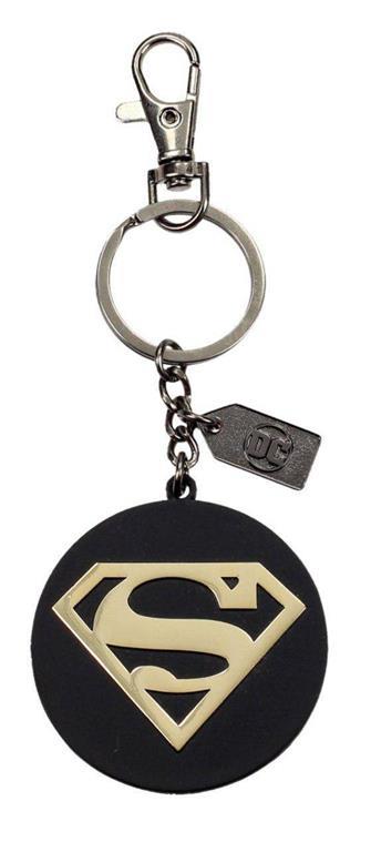 Justice League Metal Keychain Superman Golden Logo - 2