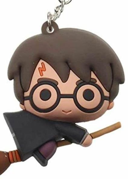 Harry Potter Rubber Figure Keychain