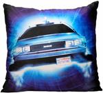Back To The Future Delorean Roads Square Cushion