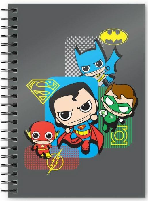 Dc Comics Justice League Chibi A5 Spiral Noteb