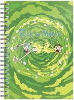 Rick And Morty Portal Spiral Notebook