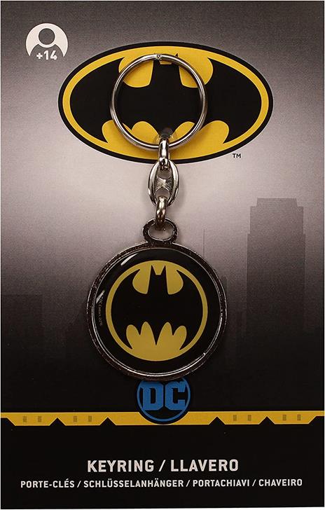 Dc Comics Metal Portachiavi Batman Logo 7 Cm Sd Toys - 6