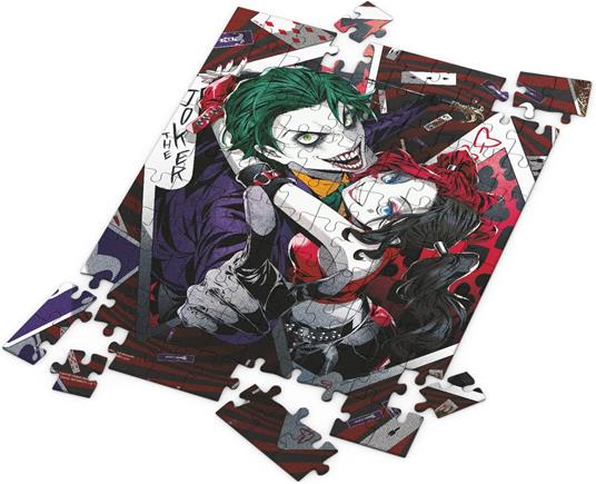 Dc Comics Jigsaw Puzzle Con 3d-effect The Joker & Harley Quinn Manga (100 Pieces) Sd Toys - 5