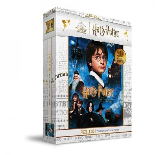 Harry Potter Jigsaw Puzzle Con 3d-effect Philosopher''s Stone Poster (100 Pieces) Sd Toys
