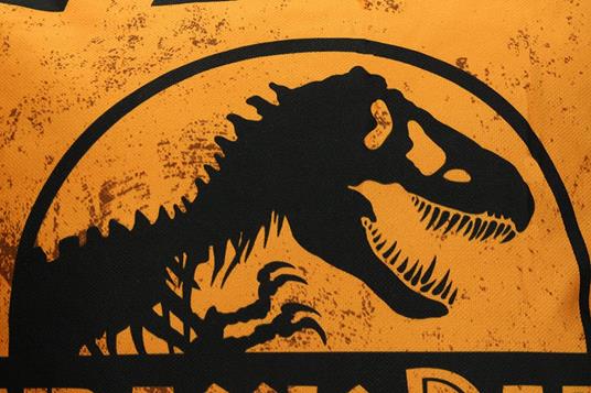 Jurassic Park Cuscino Caution Yellow Logo 40 X 40 Cm Sd Toys - 4
