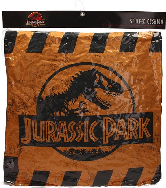 Jurassic Park Cuscino Caution Yellow Logo 40 X 40 Cm Sd Toys - 6