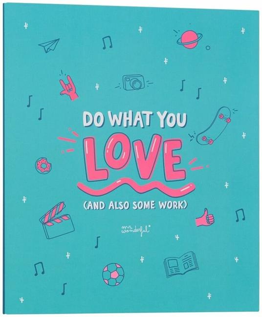 Raccoglitore ad anelli Mr Wonderful. Do what you love