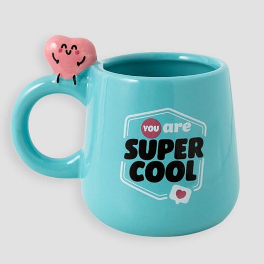 Tazza con cuore Mr Wonderful - You Are Super Cool