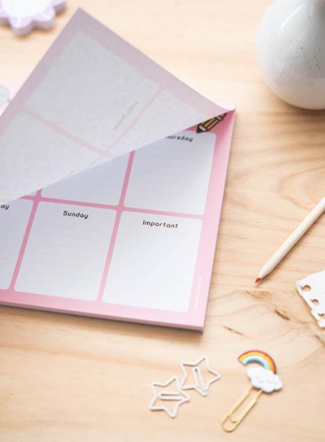 Block Planner settimanale A4 Pusheen Foodie - 21x29,8 cm - 7