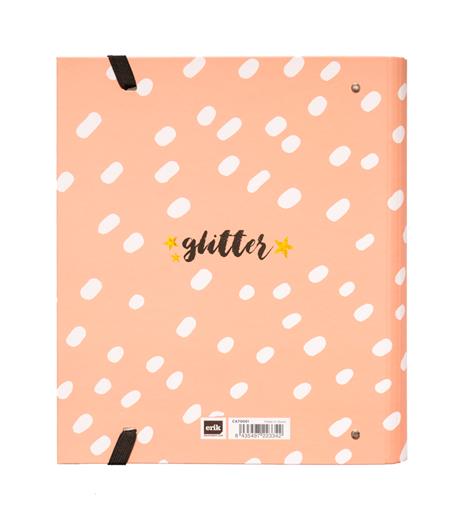 Raccoglitore 4 Anelli Glitter Gold Dreams - 2