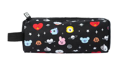 Erik® - Astuccio scuola BT21, Cool Collection, ideale come astuccio portapenne, 21x7,5x7,5 cm - 2