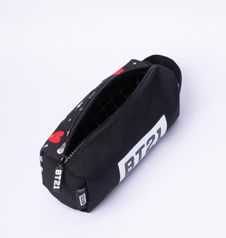 Erik® - Astuccio scuola BT21, Cool Collection, ideale come astuccio portapenne, 21x7,5x7,5 cm - 4
