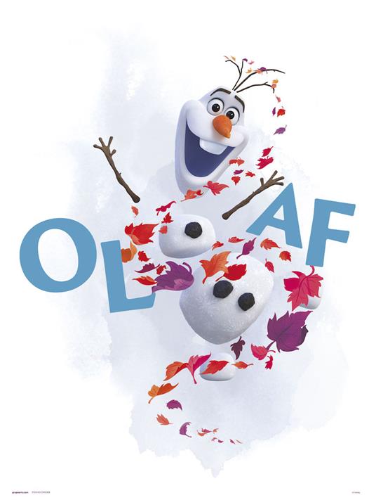 Disney: Frozen - Olaf (Stampa 30X40 Cm) - 2