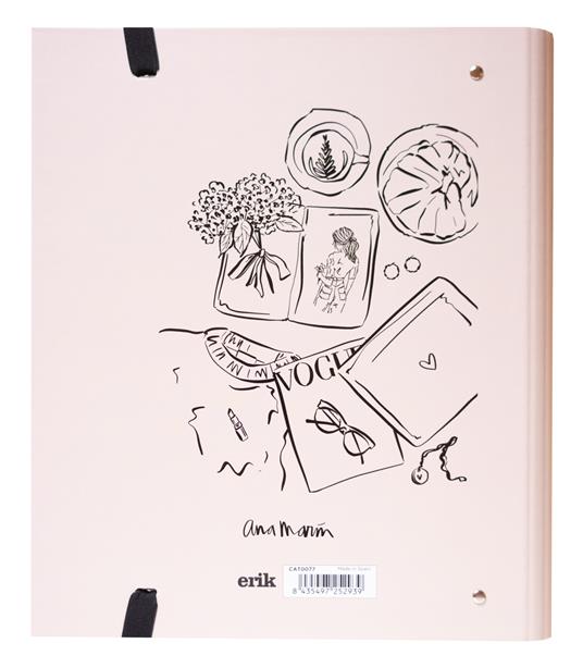 Raccoglitore 4 Anelli Forata Ana Marin - 2