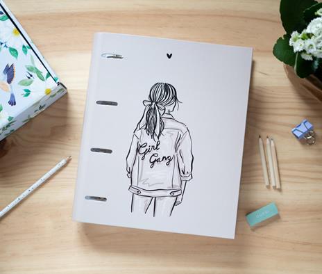 Raccoglitore 4 Anelli Forata Ana Marin - 4