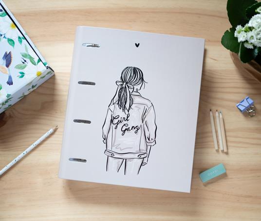 Raccoglitore 4 Anelli Forata Ana Marin - 4