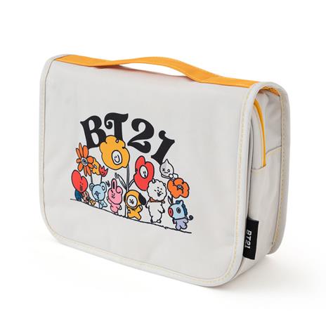 Beauty Case da Viaggio BT21 gancio girevole, 100% impermeabile, astuccio da viaggio, toilette trucchi, necessaire viaggio