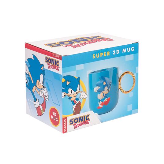 Tazza 3D Sonic The Hedgehog con Anello - 2