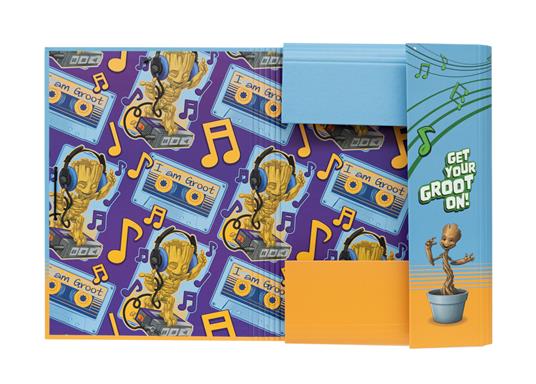 Cartella 3 Lembi Marvel Groot - 3